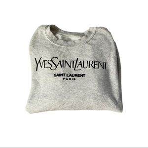 Gray YSL Sweatshirt